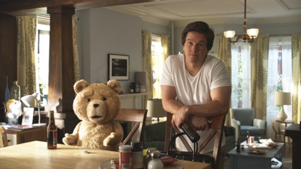 Urso TED e Mark Wahlberg
